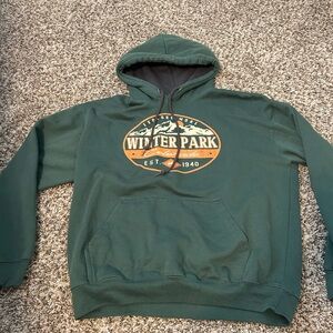 Winter Park Green Hoodie